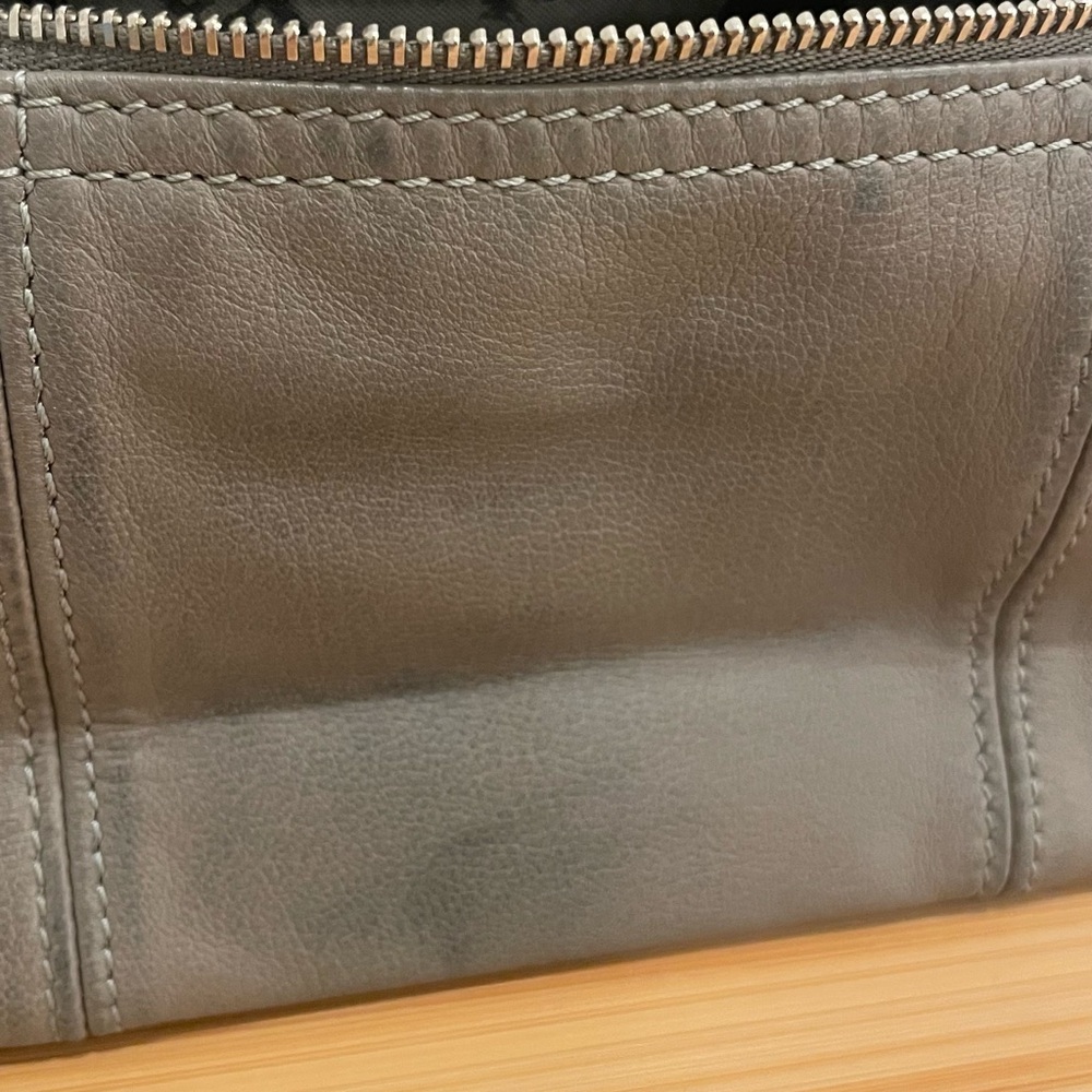 Longchamp Gray Lambskin Leather Le Pliage Crossbody Bag - Picture 3 of 10